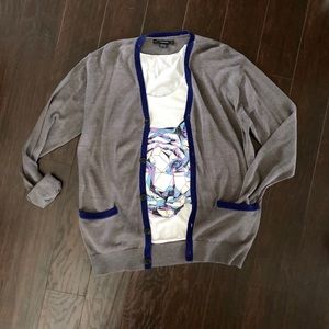 French Connection | Gray Cardigan (L)